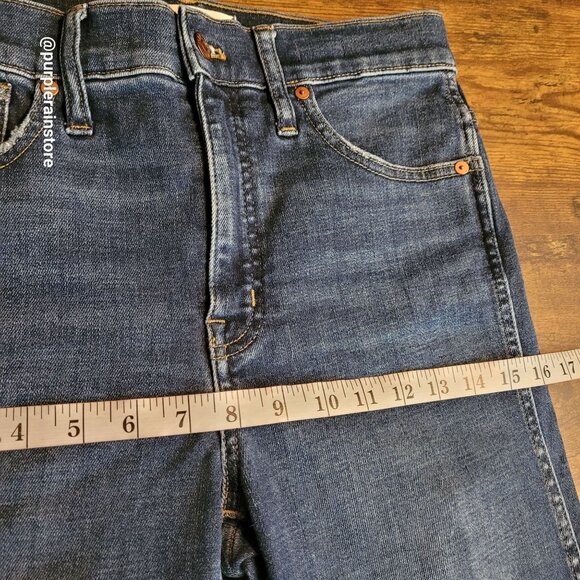 Madewell Jeans 28 Skinny 10" High Rise Cordell Wash MB968 Tummy Control Stretch - Picture 9 of 13